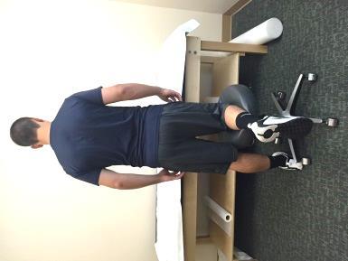 Stool Rotations DO NOT ADD UNTIL WEEK 4: Prone Hip Rotator Activation: 1 set, 20-30 repetitions, once per day. Bend knee to 90 degrees, allow foot to drop out so hip is in full IR.