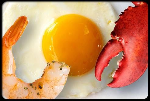 Cholesterol in Food Cholesterol-rich foods, like eggs, shrimp, and lobster are no longer completely forbidden.