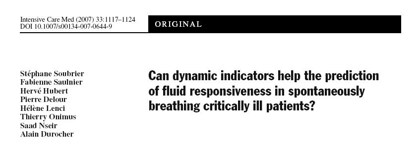 In MV pts, ΔPP and ΔSP predicted fluid responsiveness with a sensitivity of 94% and 100%,respectively.