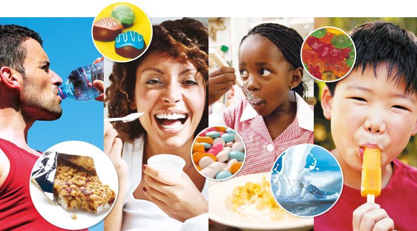 Any Application In any supermarket around the world, you will find top-selling products fortified by Fortitech Premixes including: Infant Food/ Formula Cereals Sports Drinks Nutrition Bars