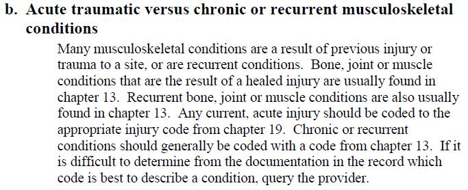 Beware Despite what the guideline says, there are not multiple site codes for all types of osteoarthritis. For example, the codes for primary osteoarthritis include the following.