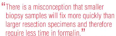 To secure fixation and stabilization the fixation time is critical and not just the penetration time!