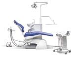 This solution provides a bi-functional unit for the professional and the dental chair that best adapts to the