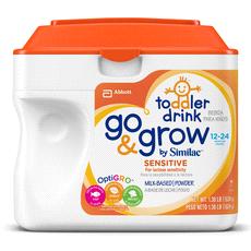 Go & Grow by Similac Sensitive Toddler Drink For lactose sensitivity Complement to toddler nutrition. Designed to help balance toddler's diet.