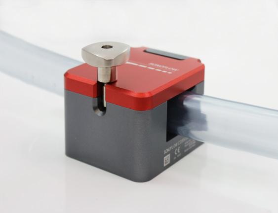 The sensors have no contact to the medium or product and are suitable for applications in fields with strict hygienic