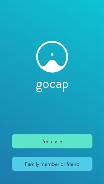 Setting Up and Using the Gocap App 17 If you want to use the Gocap App, follow these steps to set up the Gocap App. 1 Install the Gocap App on the smartphone you want to use.