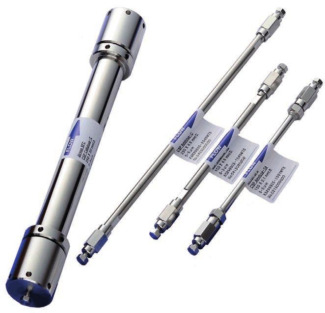 26: Alycon SFC columns Waters type Port depth Applicable to following products only Family Modification Particle Size C18 5 µm PFP 5 µm