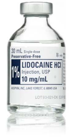 NITROGEN WASHOUT Lidocaine