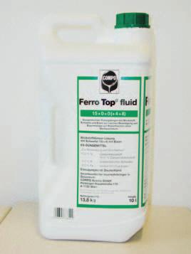 0% Fe+ 0.2% Mn+0.001% Zn Liquid Organic-Mineralic NK-Fertilizer for Turf Metallic Trace elements fully EDTA chelated incl.