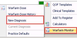 9. The corresponding indicator will then appear in the Indication section at the bottom of the screen with the Start Date set to that of the Diagnosis Read code.