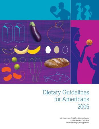 (Maximum for most healthy young adults: < 2,300 mg/d) www.dietaryguidelines.