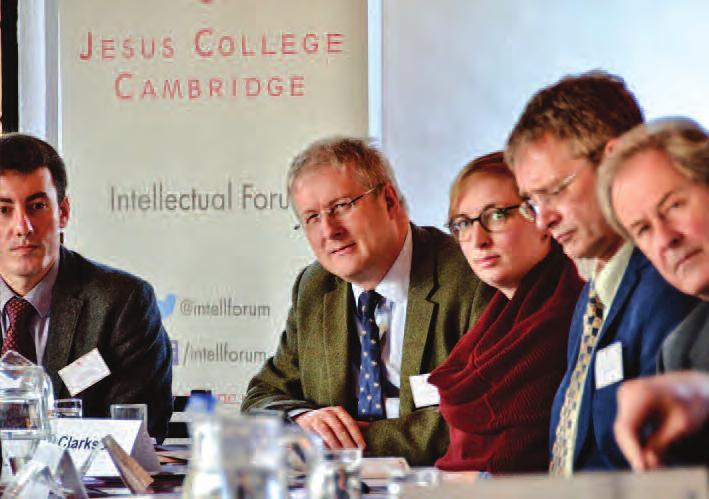 intellectual Forum I Jesus College Annual Report 2017 75 the intellectual Forum dr julian huppert, director his past year has seen the creation of the new intellectual Forum, hosted in the twonderful