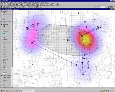 Crime Analysis Spatial Extension The Crime Analysis Spatial Extension (CASE) for ArcGIS 8x and 9x represents a continuation over the terrific utilities provided by the earlier Animal Movements