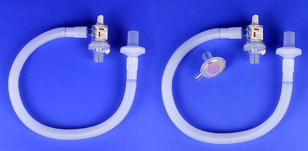 110 Transport Solutions MRI Transport Ventilator Circuit Extendable MRI circuit w/passive exhalation valve #9317 #9318 A complete, lightweight, ready-to-use, non-metallic MRI transport circuit in a
