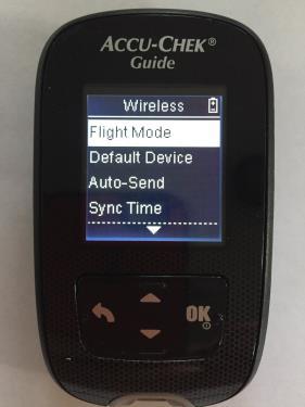 Beeper Wireless Settings Allows meter to beep when a reminder goes off (more to