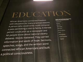celebration and historic moment in history. The museum is filled with rich history and present day accomplishments made by African Americans far and wide.