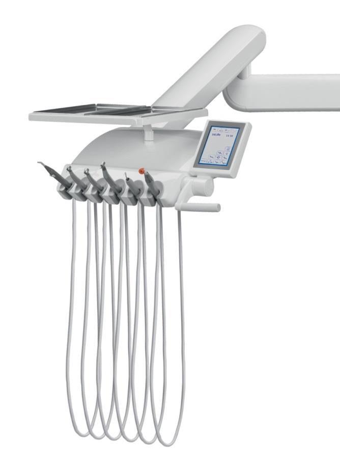 DENTIST S ELEMENT *continental DC350 or traditional DL320 delivery system, equipped with up to six instruments with lights *possible program up to ten customized handpiece settings into the unit (two