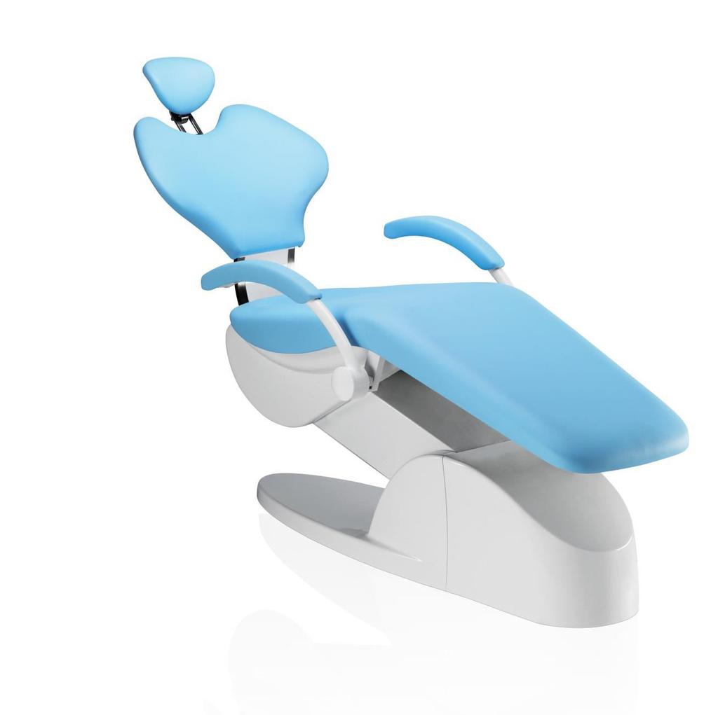 DIPLOMAT DM20 *5 programmable positions for 2 dentists *working positions range 390-795 mm ± 10 mm *upholstery color - German or Swiss leatherette *seamless or sewn