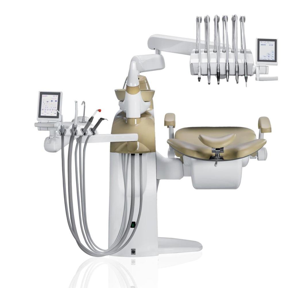 Exclusive Comfort Having been designed with dentist and patient comfort in mind, the unit s design provides an extra legroom, and the special Cradle move
