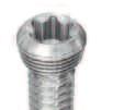 Screws 2.4 mm locking screws, self-tapping Used in the distal locking holes 2.4 mm cortex screws, self-tapping May be used in the distal locking holes Compress the plate to the bone 2.