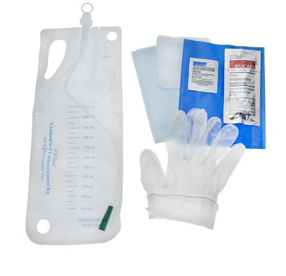 SELF-CATHETERIZATION KITS URETHRAL SELF-CATHETERIZATION KIT WITH R- POLISH EYES AMSure R-Polished technology uses radio frequency to create ultra-smooth eyelets for optimal patient comfort.