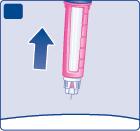 Remove the needle from your skin. If blood appears at the injection site, press lightly. Do not rub the area. D You may see a drop of solution at the needle tip after injecting.