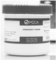 Topical Bases Used for HRT Creams VersaBase Cream Cosmetic HRT Emollient Cream NataCream Gels
