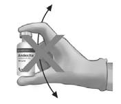 (Figure B) Use 60-mL or larger syringe with a 20-gauge (or higher) needle to withdraw the