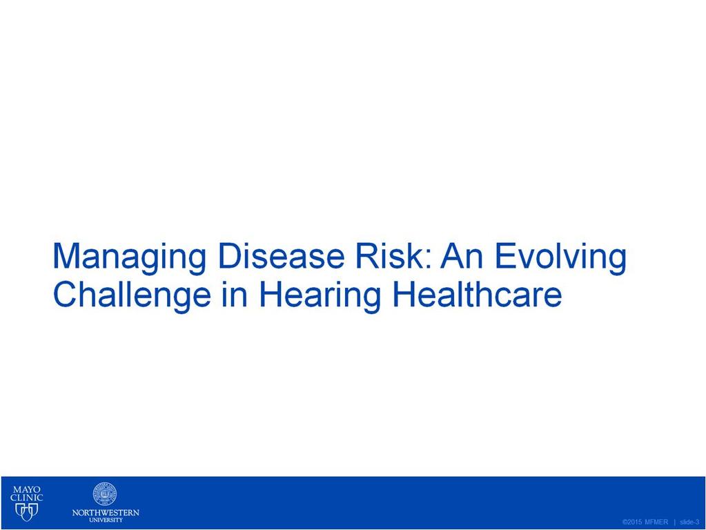 The accessibility and affordability of hearing healthcare is driven by several factors, none the least of which is the need to identify and treat unrecognized ear diseases in adults with hearing loss.