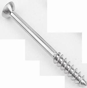 Not to be used as lag screw. But partially threaded screw for use as lag screw in fragment fixation. Deep buttress thread from provides enchanced pull-out resistance.
