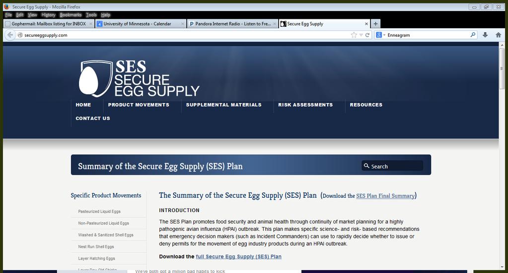Secure Egg Supply (SES)