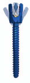 2. Polyaxial pedicle screws Top loading for easy rod introduction Preassembled polyaxial head offers 25 of angulation allowing the implant to adjust readily to the rod Rod snaps into head to
