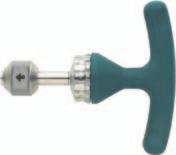 Alternate instruments for screw insertion Instrument shafts mate with handles that have 6 mm hexagonal couplings 03.620.005 Ratchet T-Handle with Low Toggle with Hexagonal Coupling 6.