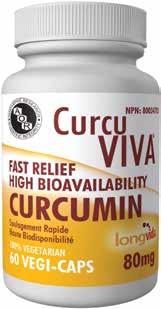 Only Longvida Curcumin provides free curcumin to help you