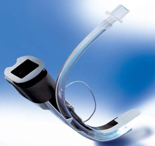 Airtraq optical laryngoscope Truview Rigid indirect laryngoscope using prisms to improve the view.