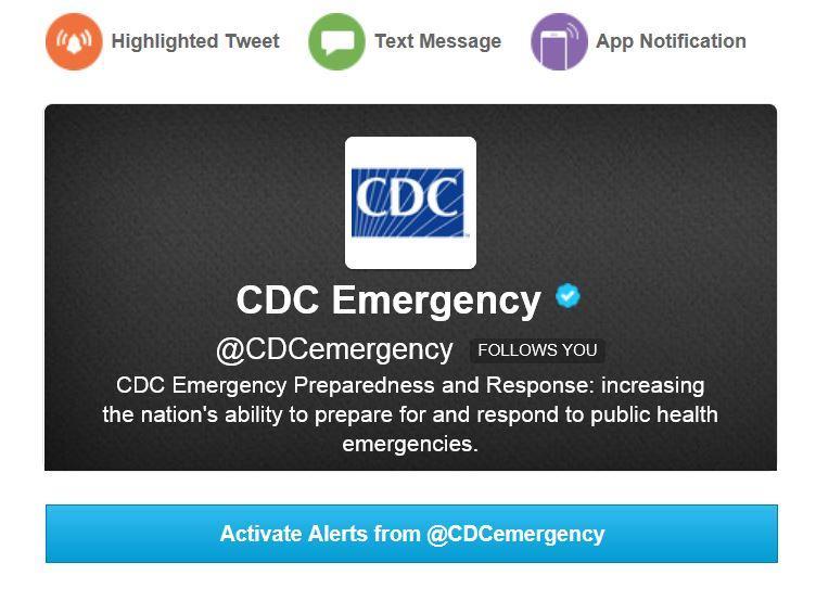 Twitter Alerts New in late 2013 Users can