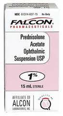 Topical Cor/costeroids Prednisolone 1% or