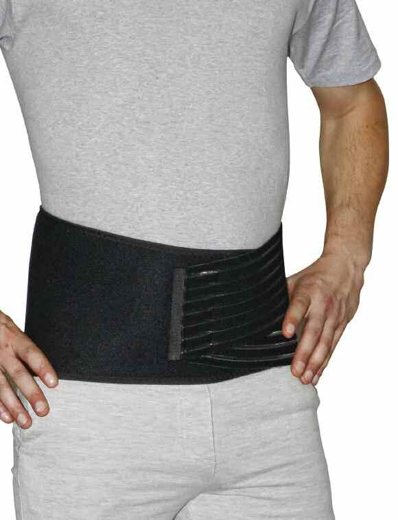 provides necessary abdominal and lumbosacral support with maximum adjustability Lumbar tension
