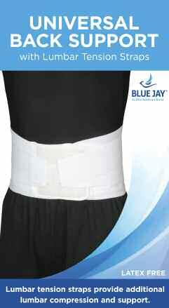 Provides compression, stability and support for the sacroiliac joint Slimline design with