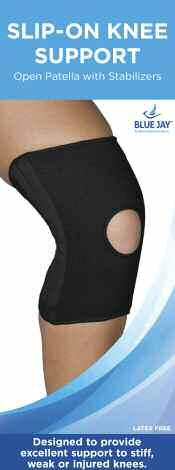 for a cusomized fit Helps relieve symptoms of irritated knee cap Neoprene To size, measure