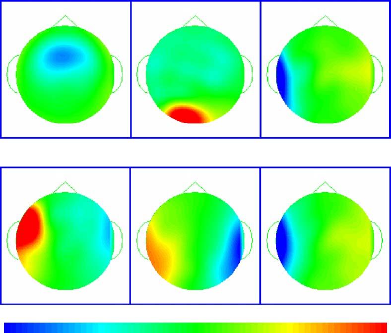 J.E. Richards / International Journal of Psychophysiology 54 (2004) 201 220 205 Fig. 1. Topographical potential maps for the low spatial overlap and the high spatial overlap cortical sources.