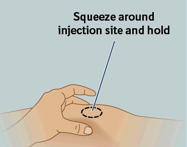 Do not touch needle or let needle touch anything. Discard cap into sharps container. Do not attempt to recap needle.