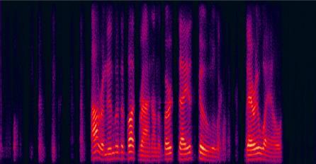 Enhanced Experimental Results: V Spectrograms of a noisy utterance