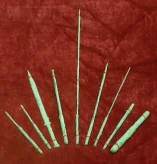 Confucius Bronze and stone needles,