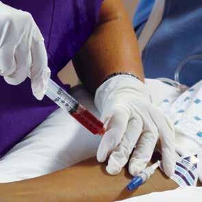Assessing and maintaining catheter patency in pediatric patients Recommended routine assessment of catheter patency The nurse should aspirate for a positive blood return from the vascular access
