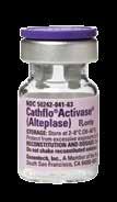 Reconstitution, dosing, and administration with Cathflo Activase (alteplase) Cathflo is available in a single-use, 2-mg vial.