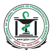 Available online at www.jgtps.com Research Article ISSN:2230-7346 Journal of Global Trends in Pharmaceutical Sciences Vol.