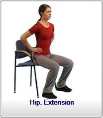 Return to starting position. Sit with your hands on your waist.