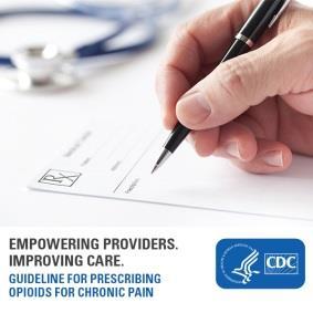 Implementation Plan for CDC Guidelines for Prescribing Opioids for Chronic Pain Notification that hard edits or denials for individual drug opioid dose > 90 MME; cumulative opioid dose > 120 MME;
