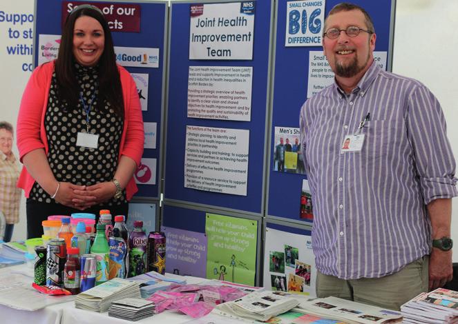 The Border Union Show was a great place to speak to people about health and social care services, said Susan Manion, Chief Officer Health and Social Care Integration